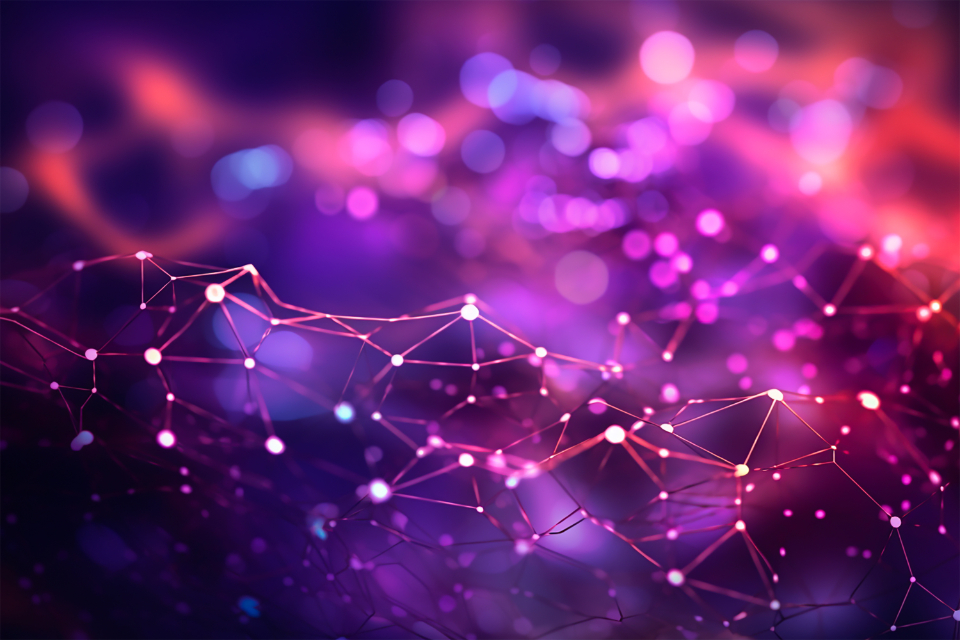 Global AI connection concept with interconnected networks